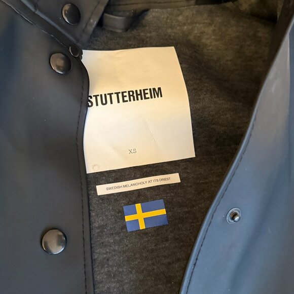 Stutterheim Mosebacke Raincoat Small Black - Picture 6 of 7
